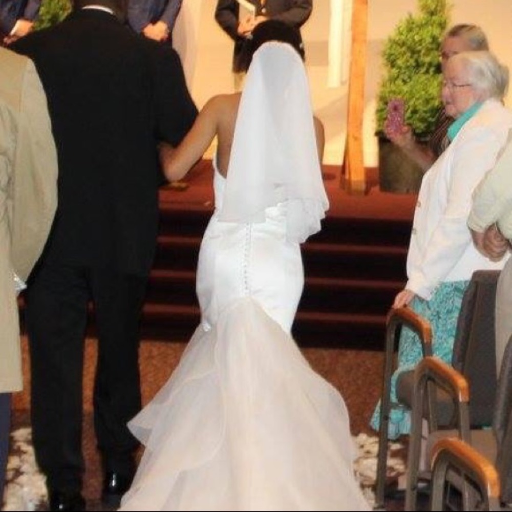 Ivory custom wedding veil